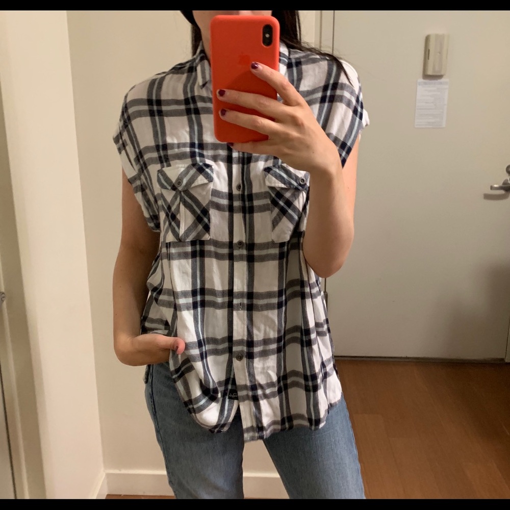 Rails x Free People Sleeveless Plaid Shirt - Picture 6 of 8